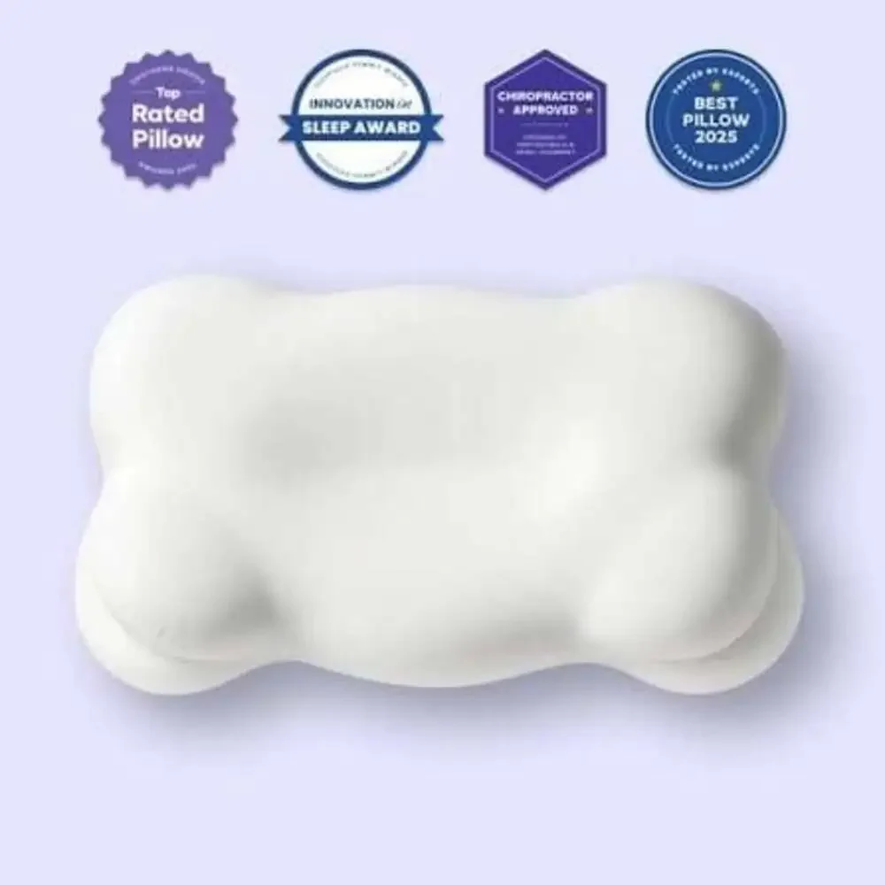 Mellow Cloud Ergonomic Memory Foam Alignment Pillow